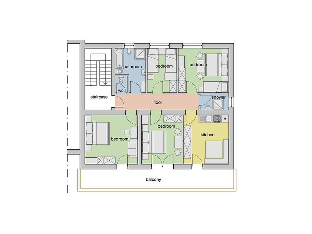 Ciasa Complojer Apartman La Valle Kültér fotó